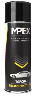 MPEX Acrylic AA Yellow Aerosol 500ml