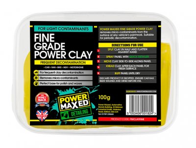 Power Maxed Clay Bar Fine & Medium Grades